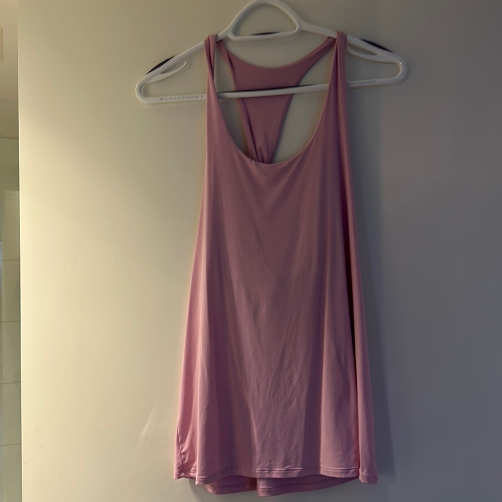 ALO Yoga Pink Racerback Tank Top
